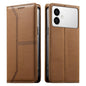 Stitched Line Magnetic RFID Vegan Leather Phone Case, For Galaxy S26 FE 5G, For Samsung Galaxy S26+ 5G, For Samsung Galaxy S26 Edge 5G, For Samsung Galaxy S26 Ultra 5G, For Samsung Galaxy S26 5G, For Samsung Galaxy S25 FE 5G                            ...