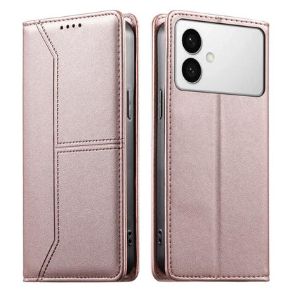 Stitched Line Magnetic RFID Vegan Leather Phone Case, For Galaxy S26 FE 5G, For Samsung Galaxy S26+ 5G, For Samsung Galaxy S26 Edge 5G, For Samsung Galaxy S26 Ultra 5G, For Samsung Galaxy S26 5G, For Samsung Galaxy S25 FE 5G                            ...