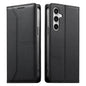 Stitched Line Magnetic RFID Vegan Leather Phone Case, For Galaxy S26 FE 5G, For Samsung Galaxy S26+ 5G, For Samsung Galaxy S26 Edge 5G, For Samsung Galaxy S26 Ultra 5G, For Samsung Galaxy S26 5G, For Samsung Galaxy S25 FE 5G                            ...