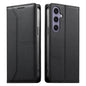 Stitched Line Magnetic RFID Vegan Leather Phone Case, For Galaxy S26 FE 5G, For Samsung Galaxy S26+ 5G, For Samsung Galaxy S26 Edge 5G, For Samsung Galaxy S26 Ultra 5G, For Samsung Galaxy S26 5G, For Samsung Galaxy S25 FE 5G                            ...