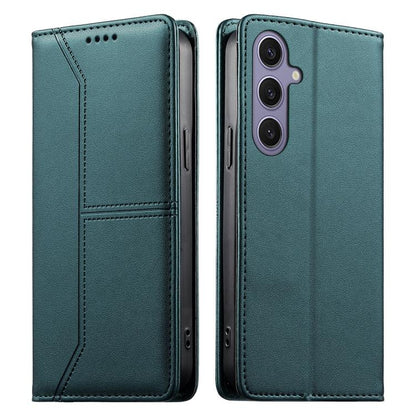 Stitched Line Magnetic RFID Vegan Leather Phone Case, For Galaxy S26 FE 5G, For Samsung Galaxy S26+ 5G, For Samsung Galaxy S26 Edge 5G, For Samsung Galaxy S26 Ultra 5G, For Samsung Galaxy S26 5G, For Samsung Galaxy S25 FE 5G                            ...