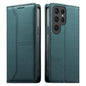 Stitched Line Magnetic RFID Vegan Leather Phone Case, For Samsung Galaxy S25 Ultra 5G, For Samsung Galaxy S24 FE 5G, For Samsung Galaxy S24 Ultra 5G, For Samsung Galaxy S23 FE 5G, For Samsung Galaxy S23 Ultra 5G, For Samsung Galaxy S23+ 5G             ...