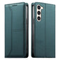 Stitched Line Magnetic RFID Vegan Leather Phone Case, For Samsung Galaxy S25 Ultra 5G, For Samsung Galaxy S24 FE 5G, For Samsung Galaxy S24 Ultra 5G, For Samsung Galaxy S23 FE 5G, For Samsung Galaxy S23 Ultra 5G, For Samsung Galaxy S23+ 5G             ...