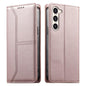 Stitched Line Magnetic RFID Vegan Leather Phone Case, For Samsung Galaxy S25 Ultra 5G, For Samsung Galaxy S24 FE 5G, For Samsung Galaxy S24 Ultra 5G, For Samsung Galaxy S23 FE 5G, For Samsung Galaxy S23 Ultra 5G, For Samsung Galaxy S23+ 5G             ...
