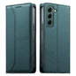 Stitched Line Magnetic RFID Vegan Leather Phone Case, For Samsung Galaxy S22+ 5G, For Samsung Galaxy S22 5G, For Samsung Galaxy S21 FE 5G, For Samsung Galaxy S21 5G, For Samsung Galaxy S21+ 5G, For Samsung Galaxy S21 Ultra 5G, For Samsung Galaxy S20 Ul...