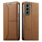 Stitched Line Magnetic RFID Vegan Leather Phone Case, For Samsung Galaxy S22+ 5G, For Samsung Galaxy S22 5G, For Samsung Galaxy S21 FE 5G, For Samsung Galaxy S21 5G, For Samsung Galaxy S21+ 5G, For Samsung Galaxy S21 Ultra 5G, For Samsung Galaxy S20 Ul...