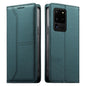 Stitched Line Magnetic RFID Vegan Leather Phone Case, For Samsung Galaxy S22+ 5G, For Samsung Galaxy S22 5G, For Samsung Galaxy S21 FE 5G, For Samsung Galaxy S21 5G, For Samsung Galaxy S21+ 5G, For Samsung Galaxy S21 Ultra 5G, For Samsung Galaxy S20 Ul...