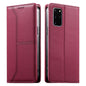 Stitched Line Magnetic RFID Vegan Leather Phone Case, For Samsung Galaxy S22+ 5G, For Samsung Galaxy S22 5G, For Samsung Galaxy S21 FE 5G, For Samsung Galaxy S21 5G, For Samsung Galaxy S21+ 5G, For Samsung Galaxy S21 Ultra 5G, For Samsung Galaxy S20 Ul...