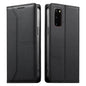 Stitched Line Magnetic RFID Vegan Leather Phone Case, For Samsung Galaxy S22+ 5G, For Samsung Galaxy S22 5G, For Samsung Galaxy S21 FE 5G, For Samsung Galaxy S21 5G, For Samsung Galaxy S21+ 5G, For Samsung Galaxy S21 Ultra 5G, For Samsung Galaxy S20 Ul...