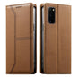 Stitched Line Magnetic RFID Vegan Leather Phone Case, For Samsung Galaxy S22+ 5G, For Samsung Galaxy S22 5G, For Samsung Galaxy S21 FE 5G, For Samsung Galaxy S21 5G, For Samsung Galaxy S21+ 5G, For Samsung Galaxy S21 Ultra 5G, For Samsung Galaxy S20 Ul...