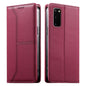 Stitched Line Magnetic RFID Vegan Leather Phone Case, For Samsung Galaxy S22+ 5G, For Samsung Galaxy S22 5G, For Samsung Galaxy S21 FE 5G, For Samsung Galaxy S21 5G, For Samsung Galaxy S21+ 5G, For Samsung Galaxy S21 Ultra 5G, For Samsung Galaxy S20 Ul...