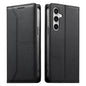Stitched Line Magnetic RFID Vegan Leather Phone Case, For Galaxy S26 FE 5G, For Samsung Galaxy S26+ 5G, For Samsung Galaxy S26 Edge 5G, For Samsung Galaxy S26 Ultra 5G, For Samsung Galaxy S26 5G, For Samsung Galaxy S25 FE 5G                            ...