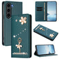 Ballet Girl Diamond Studded RFID Vegan Leather Phone Case, For Samsung Galaxy S23 Ultra 5G, For Samsung Galaxy S23+ 5G, For Samsung Galaxy S23 5G, For Samsung Galaxy S22 Ultra 5G, For Samsung Galaxy S22+ 5G, For Samsung Galaxy S22 5G