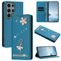 Ballet Girl Diamond Studded RFID Vegan Leather Phone Case, For Samsung Galaxy S23 Ultra 5G, For Samsung Galaxy S23+ 5G, For Samsung Galaxy S23 5G, For Samsung Galaxy S22 Ultra 5G, For Samsung Galaxy S22+ 5G, For Samsung Galaxy S22 5G