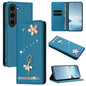 Ballet Girl Diamond Studded RFID Vegan Leather Phone Case, For Samsung Galaxy S25 / S24 5G, For Samsung Galaxy S25+ / S24+ 5G, For Samsung Galaxy S25 Ultra 5G, For Samsung Galaxy S24 FE 5G, For Samsung Galaxy S24 Ultra 5G, For Samsung Galaxy S23 FE 5G