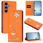 Ballet Girl Diamond Studded RFID Vegan Leather Phone Case, For Samsung Galaxy S25 / S24 5G, For Samsung Galaxy S25+ / S24+ 5G, For Samsung Galaxy S25 Ultra 5G, For Samsung Galaxy S24 FE 5G, For Samsung Galaxy S24 Ultra 5G, For Samsung Galaxy S23 FE 5G