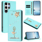 Ballet Girl Diamond Studded RFID Vegan Leather Phone Case, For Samsung Galaxy S25 / S24 5G, For Samsung Galaxy S25+ / S24+ 5G, For Samsung Galaxy S25 Ultra 5G, For Samsung Galaxy S24 FE 5G, For Samsung Galaxy S24 Ultra 5G, For Samsung Galaxy S23 FE 5G