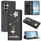 Ballet Girl Diamond Studded RFID Vegan Leather Phone Case, For Samsung Galaxy S26+ 5G, For Samsung Galaxy S26 Edge 5G, For Samsung Galaxy S26 Ultra 5G, For Samsung Galaxy S26 5G, For Samsung Galaxy S25 FE 5G, For Samsung Galaxy S25 Edge 5G