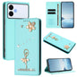 Ballet Girl Diamond Studded RFID Vegan Leather Phone Case, For Samsung Galaxy S26+ 5G, For Samsung Galaxy S26 Edge 5G, For Samsung Galaxy S26 Ultra 5G, For Samsung Galaxy S26 5G, For Samsung Galaxy S25 FE 5G, For Samsung Galaxy S25 Edge 5G