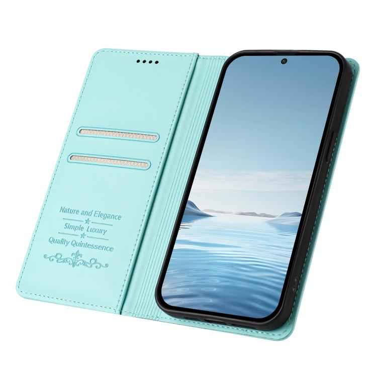 Ballet Girl Diamond Studded RFID Vegan Leather Phone Case, For Samsung Galaxy Z Fold7 5G