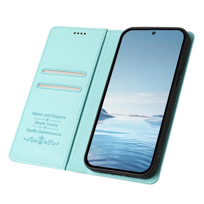 Ballet Girl Diamond Studded RFID Vegan Leather Phone Case, For Samsung Galaxy Z Fold7 5G
