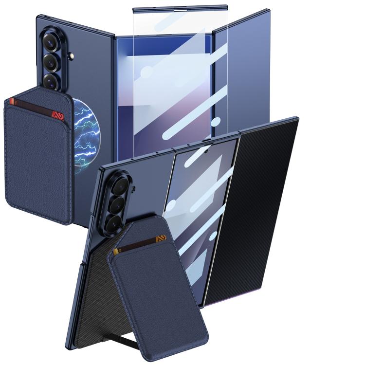 GKK Integrated Ultra-thin Magnetic Slanted Card Bag Phone Case, For Samsung Galaxy Z TriFold