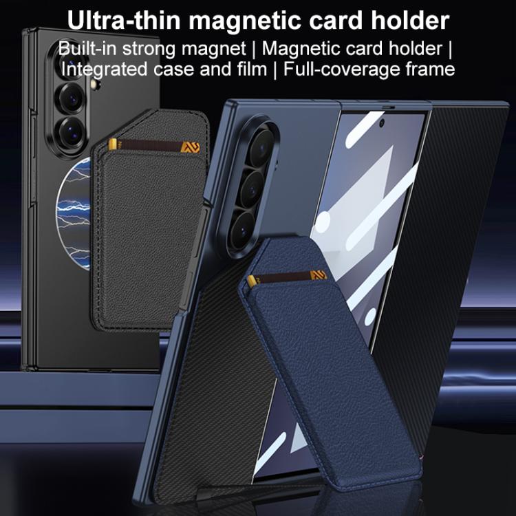 GKK Integrated Ultra-thin Magnetic Slanted Card Bag Phone Case, For Samsung Galaxy Z TriFold
