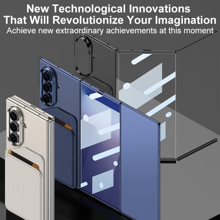 GKK Integrated Ultra-thin Magnetic Slanted Card Bag Phone Case, For Samsung Galaxy Z TriFold