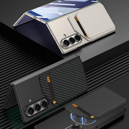 GKK Integrated Ultra-thin Magnetic Slanted Card Bag Phone Case, For Samsung Galaxy Z TriFold