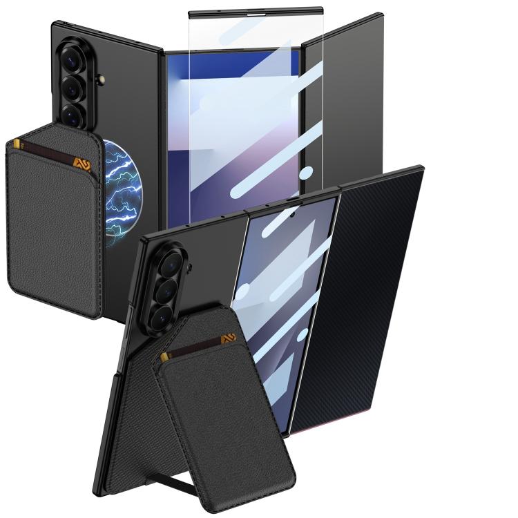 GKK Integrated Ultra-thin Magnetic Slanted Card Bag Phone Case, For Samsung Galaxy Z TriFold