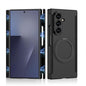GKK Double Magnetic Hinge Folding Full Coverage Phone Case with Magnetic Rotating Holder, For Samsung Galaxy Z TriFold