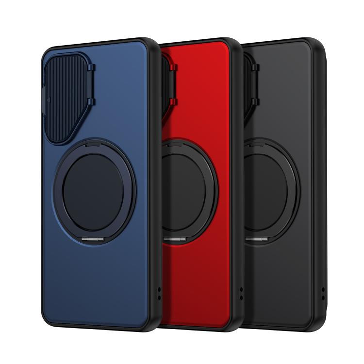 ShellGod Magnetic Rotation Holder Lens Shield PC TPU Hybrid Phone Case, For Samsung Galaxy S26+ 5G, For Samsung Galaxy S26 Ultra 5G, For Samsung Galaxy S26 5G, For Samsung Galaxy A57 5G, For Samsung Galaxy A36 / A56 / A37 5G                            ...