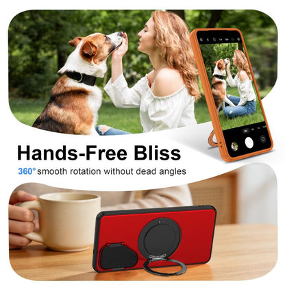 ShellGod Magnetic Rotation Holder Lens Shield PC TPU Hybrid Phone Case, For Samsung Galaxy S26+ 5G, For Samsung Galaxy S26 Ultra 5G, For Samsung Galaxy S26 5G, For Samsung Galaxy A57 5G, For Samsung Galaxy A36 / A56 / A37 5G                            ...