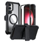 Acrylic Full Coverage Magnetic Phone Case with Back Clip, For Samsung Galaxy S26+ 5G, For Samsung Galaxy S26 Ultra 5G, For Samsung Galaxy S26 5G, For Samsung Galaxy S25 5G / S24 5G, For Samsung Galaxy S25+ 5G / S24+ 5G, For Samsung Galaxy S25 Ultra 5G