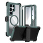 Acrylic Full Coverage Magnetic Phone Case with Back Clip, For Samsung Galaxy S26+ 5G, For Samsung Galaxy S26 Ultra 5G, For Samsung Galaxy S26 5G, For Samsung Galaxy S25 5G / S24 5G, For Samsung Galaxy S25+ 5G / S24+ 5G, For Samsung Galaxy S25 Ultra 5G