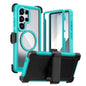 Acrylic Full Coverage Magnetic Phone Case with Back Clip, For Samsung Galaxy S26+ 5G, For Samsung Galaxy S26 Ultra 5G, For Samsung Galaxy S26 5G, For Samsung Galaxy S25 5G / S24 5G, For Samsung Galaxy S25+ 5G / S24+ 5G, For Samsung Galaxy S25 Ultra 5G