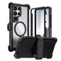 Acrylic Full Coverage Magnetic Phone Case with Back Clip, For Samsung Galaxy S26+ 5G, For Samsung Galaxy S26 Ultra 5G, For Samsung Galaxy S26 5G, For Samsung Galaxy S25 5G / S24 5G, For Samsung Galaxy S25+ 5G / S24+ 5G, For Samsung Galaxy S25 Ultra 5G