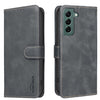 Solid Color Calfskin Texture RFID Vegan Leather Phone Case, For Samsung Galaxy S23 5G