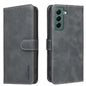 Solid Color Calfskin Texture RFID Vegan Leather Phone Case, For Samsung Galaxy S23 5G