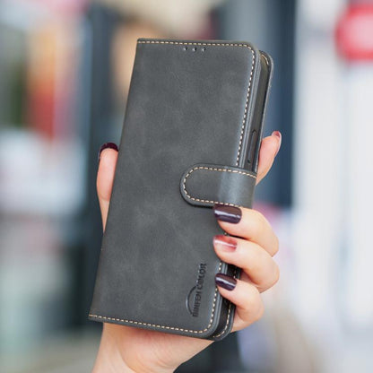 Solid Color Calfskin Texture RFID Vegan Leather Phone Case, For Samsung Galaxy S23 5G