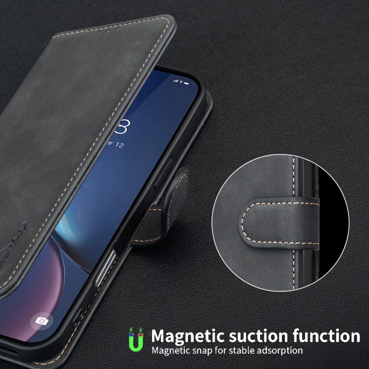 Solid Color Calfskin Texture RFID Vegan Leather Phone Case, For Samsung Galaxy S23 5G
