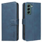 Solid Color Calfskin Texture RFID Vegan Leather Phone Case, For Samsung Galaxy S23 5G