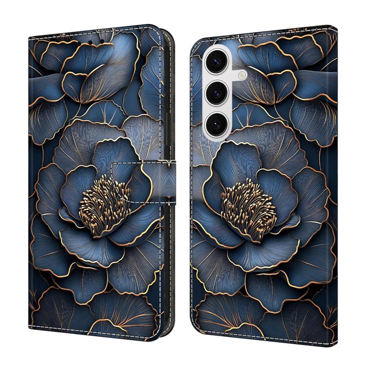 Crystal-Like Painted Vegan Leather Phone Case, For Samsung Galaxy S23 5G