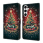 Crystal-Like Painted Vegan Leather Phone Case, For Samsung Galaxy S25 Edge 5G, For Samsung Galaxy S24 / S25 5G, For Samsung Galaxy S24+ / S25+ 5G, For Samsung Galaxy S25 Ultra 5G