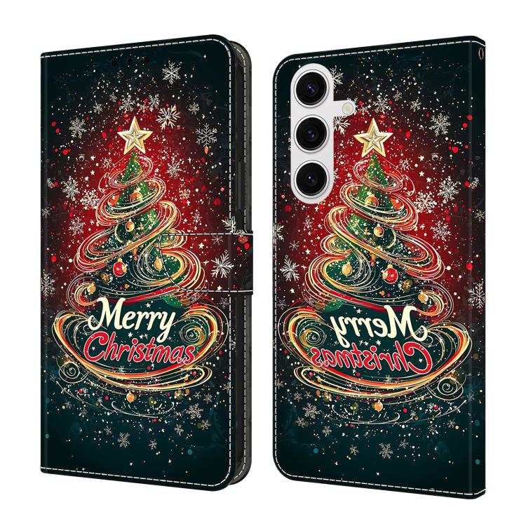 Crystal-Like Painted Vegan Leather Phone Case, For Samsung Galaxy S24 FE 5G, For Samsung Galaxy S24 Ultra 5G, For Samsung Galaxy S23 Ultra 5G, For Samsung Galaxy S23+ 5G