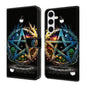 Crystal-Like Painted Vegan Leather Phone Case, For Samsung Galaxy S24 FE 5G, For Samsung Galaxy S24 Ultra 5G, For Samsung Galaxy S23 Ultra 5G, For Samsung Galaxy S23+ 5G