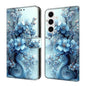 Crystal-Like Painted Vegan Leather Phone Case, For Samsung Galaxy S26+ 5G, For Samsung Galaxy S26 Ultra 5G, For Samsung Galaxy S26 5G, For Samsung Galaxy S25 FE 5G