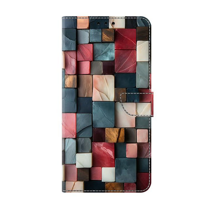 Crystal-Like Painted Vegan Leather Phone Case, For Samsung Galaxy S26+ 5G, For Samsung Galaxy S26 Ultra 5G, For Samsung Galaxy S26 5G, For Samsung Galaxy S25 FE 5G