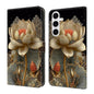 Crystal-Like Painted Vegan Leather Phone Case, For Samsung Galaxy S26+ 5G, For Samsung Galaxy S26 Ultra 5G, For Samsung Galaxy S26 5G, For Samsung Galaxy S25 FE 5G