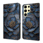 Crystal-Like Painted Vegan Leather Phone Case, For Samsung Galaxy S24 FE 5G, For Samsung Galaxy S24 Ultra 5G, For Samsung Galaxy S23 Ultra 5G, For Samsung Galaxy S23+ 5G